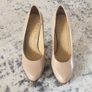 Nine West tan heels